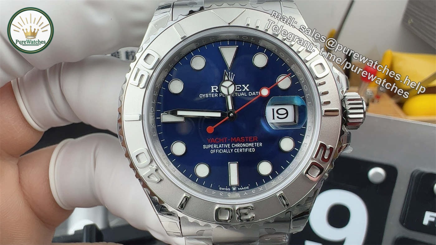 VSF Yacht-Master 40 Blue Dial – 126622 Replica (VS3235 Movement) - Image 4