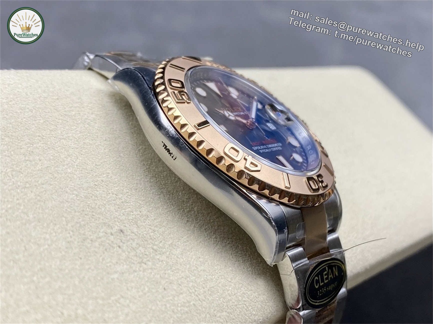 Product Page: Clean Factory Rolex Yacht-Master 40 Brown Dial (M126621‑0001) - Image 6