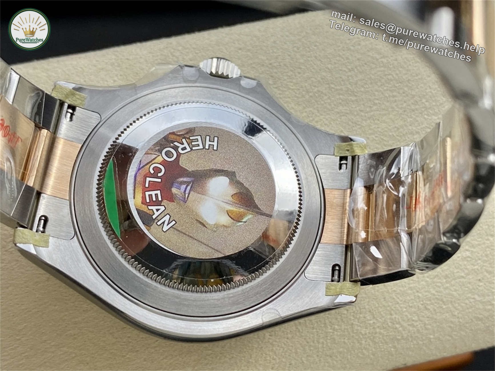 Product Page: Clean Factory Rolex Yacht-Master 40 Brown Dial (M126621‑0001) - Image 8