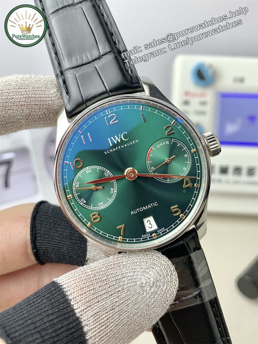 ZF Factory IWC IW500708 Replica – Portugieser 7 Days Green Dial 42.3mm Luxury Automatic Watch - Image 3