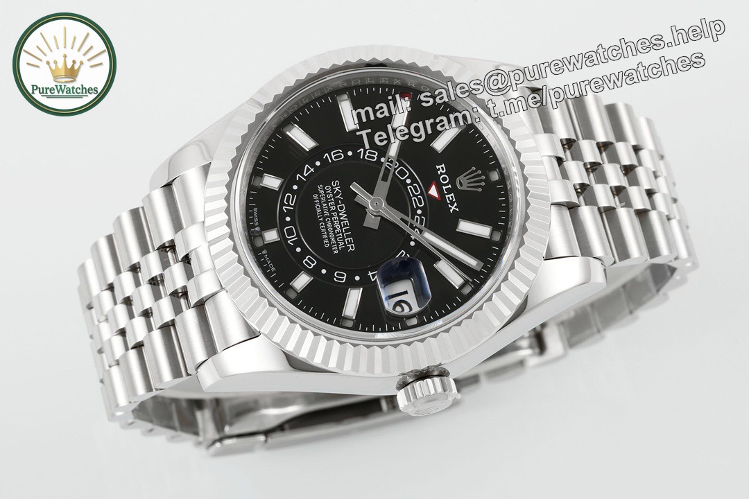 ZF Sky Dweller 336934 Replica – Black Dial Stainless Steel Sky-Dweller - Image 7